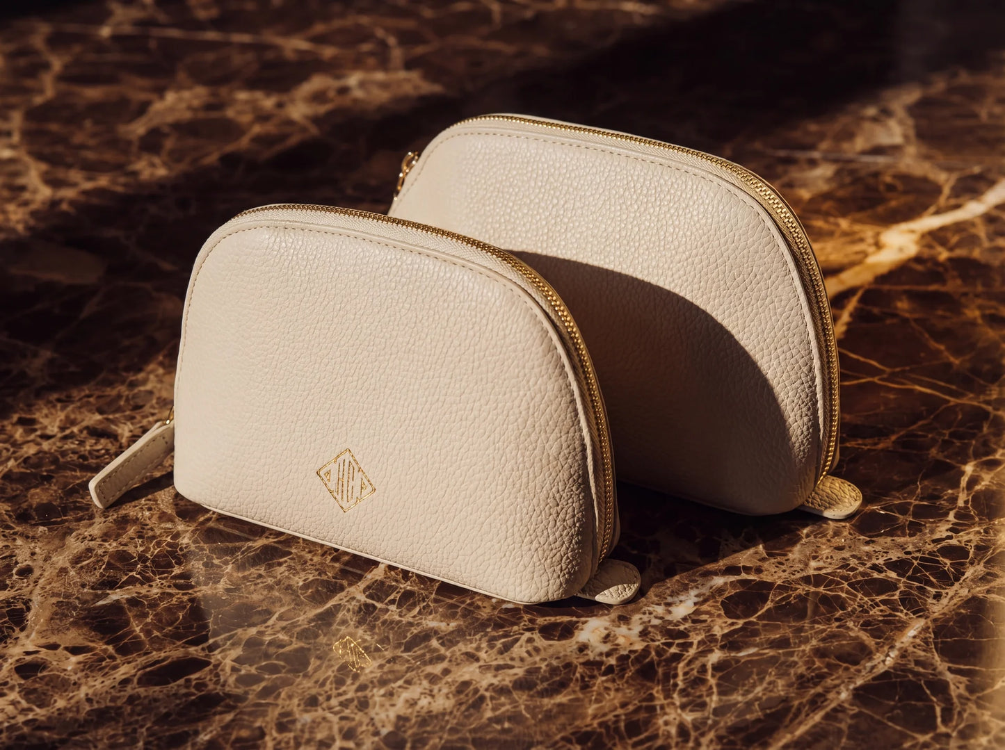 Pochette blanche simili cuir